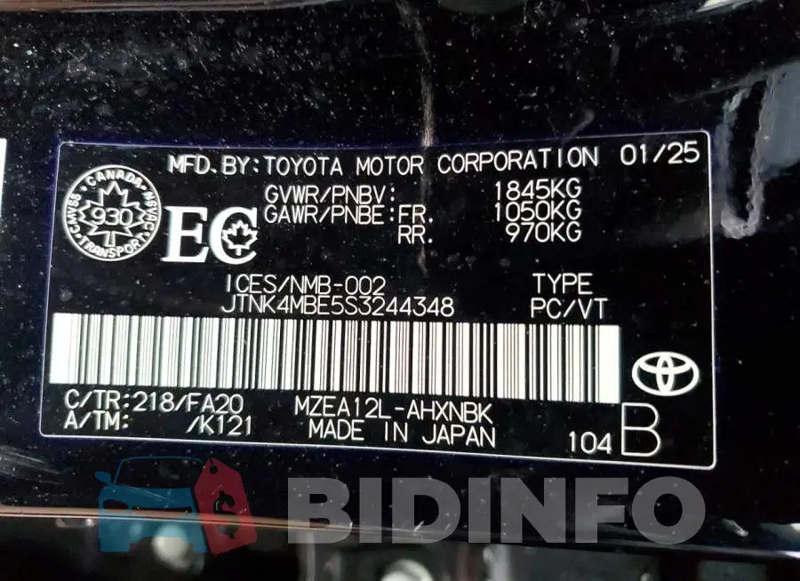 JTNK4MBE5S3244348 Photo# 12