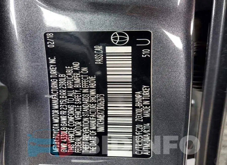 NMTKHMBX7JR062673 Photo# 12