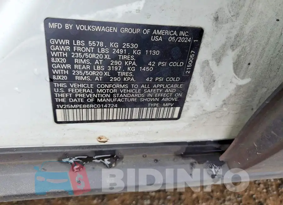 1V25MPE86RC014724 Photo# 13