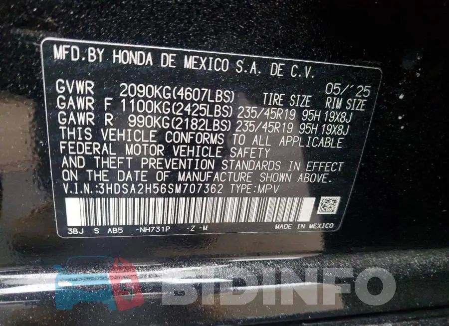 3HDSA2H56SM707362 Photo# 13