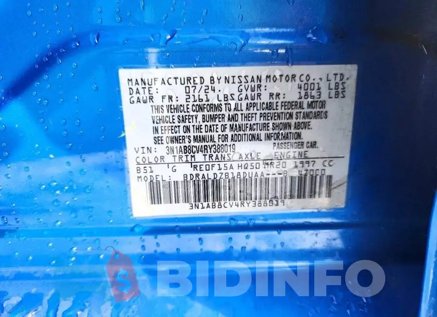 3N1AB8CV4RY388019 Photo# 13