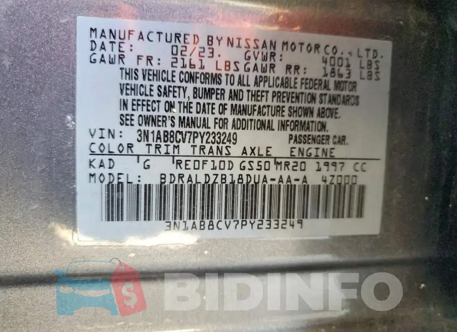 3N1AB8CV7PY233249 Photo# 13