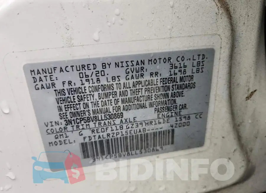 3N1CP5BV8LL530869 Photo# 13