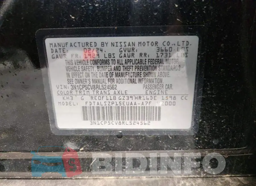 3N1CP5CV8RL524562 Photo# 12