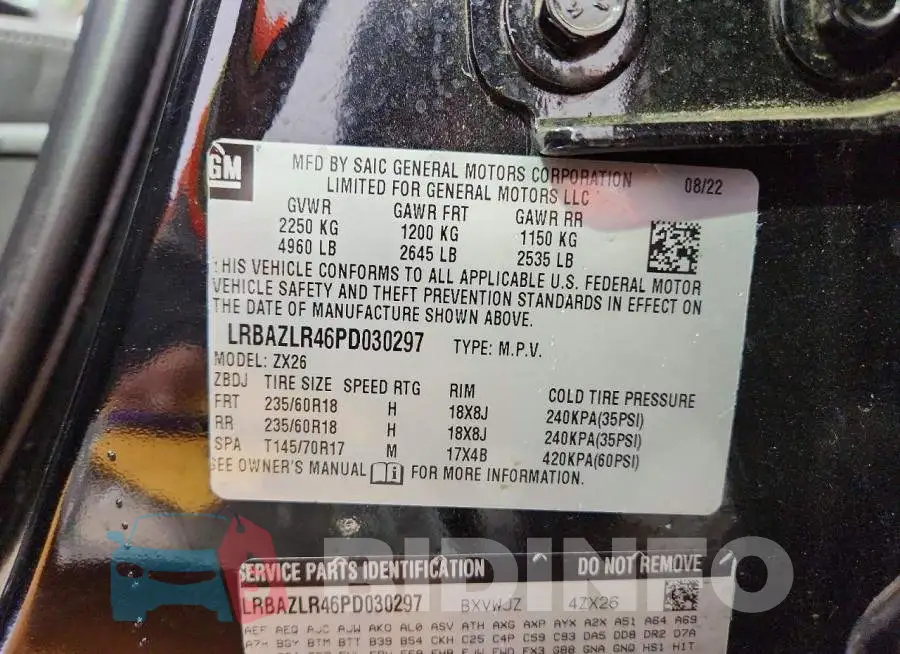 LRBAZLR46PD030297 Photo# 13