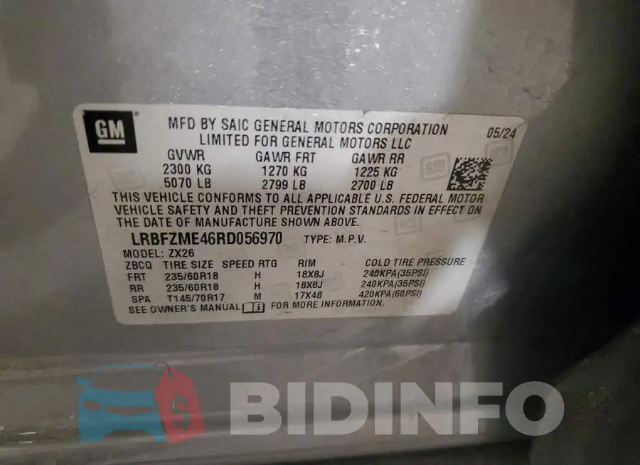 LRBFZME46RD056970 Photo# 13