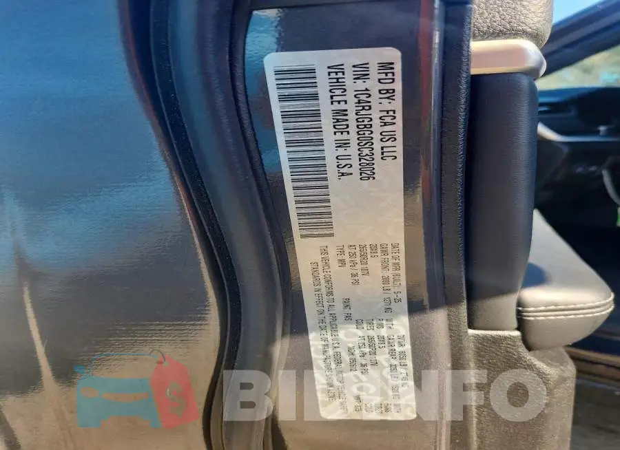 1C4RJGBG0SC328026 Photo# 12