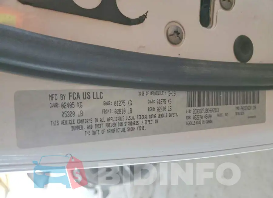 2C3CDZFJ3KH642513 Photo# 12