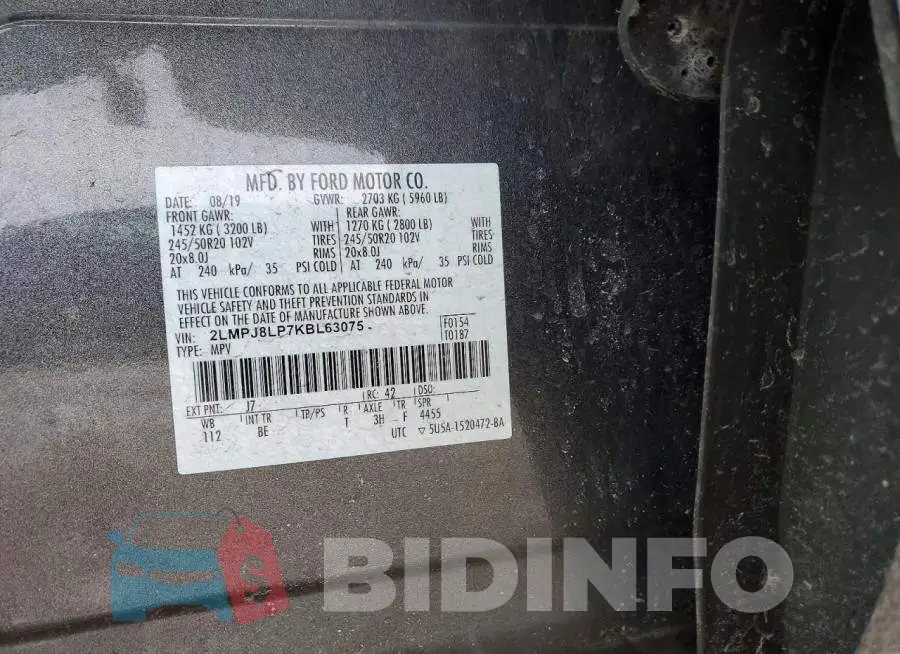 2LMPJ8LP7KBL63075 Photo# 12