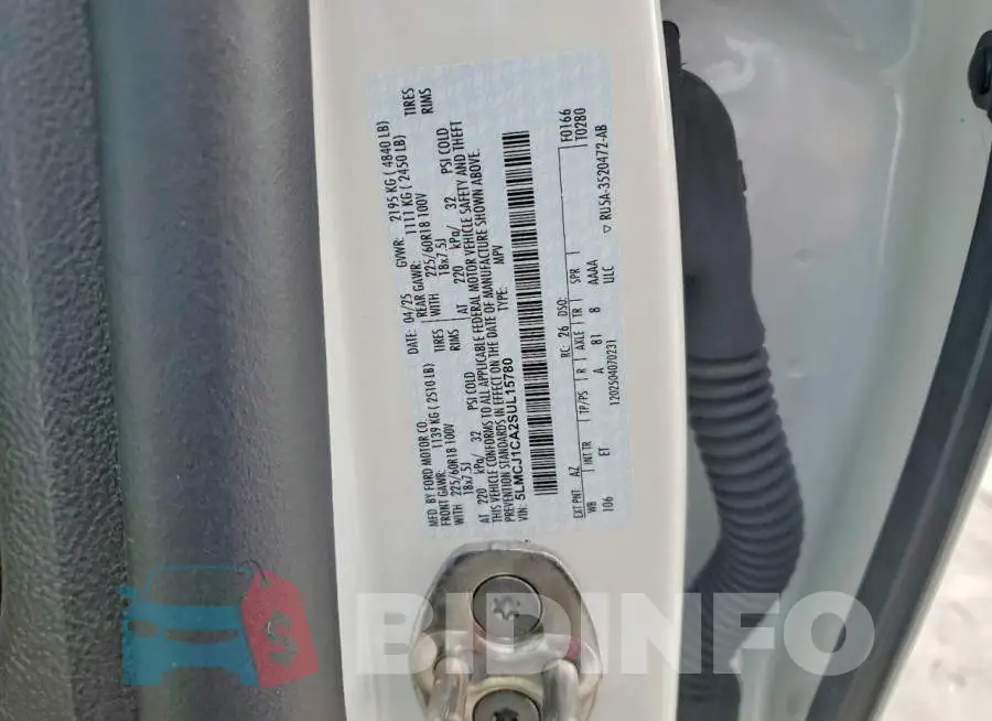5LMCJ1CA2SUL15780 Photo# 12