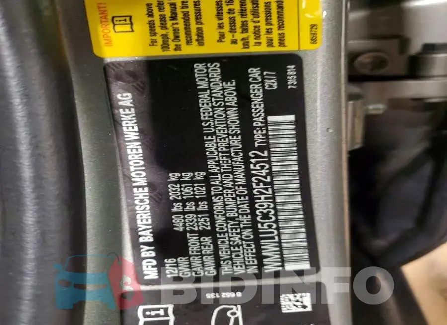 WMWLU5C39H2F24512 Photo# 12