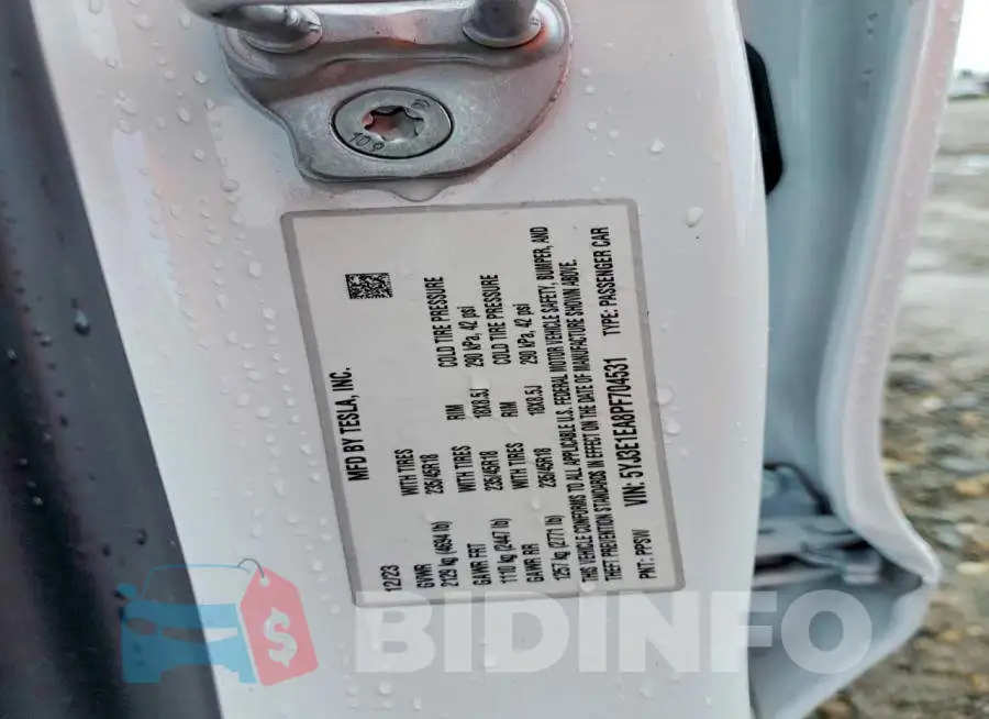 5YJ3E1EA8PF704531 Photo# 12