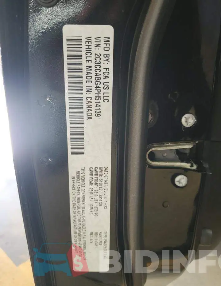 2C3CCABG4PH514139 Photo# 12