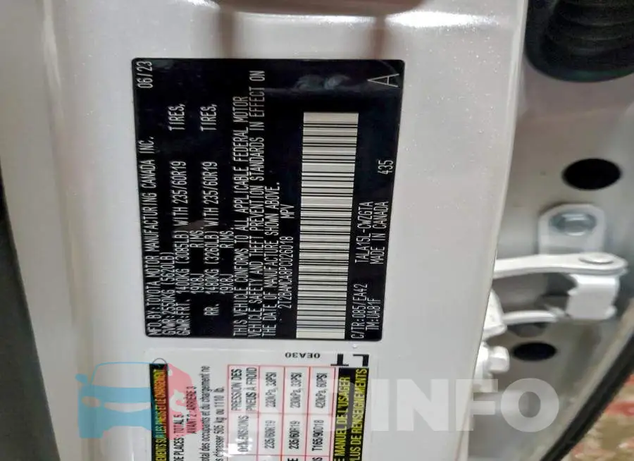 2T2BAMCA8PC026018 Photo# 13