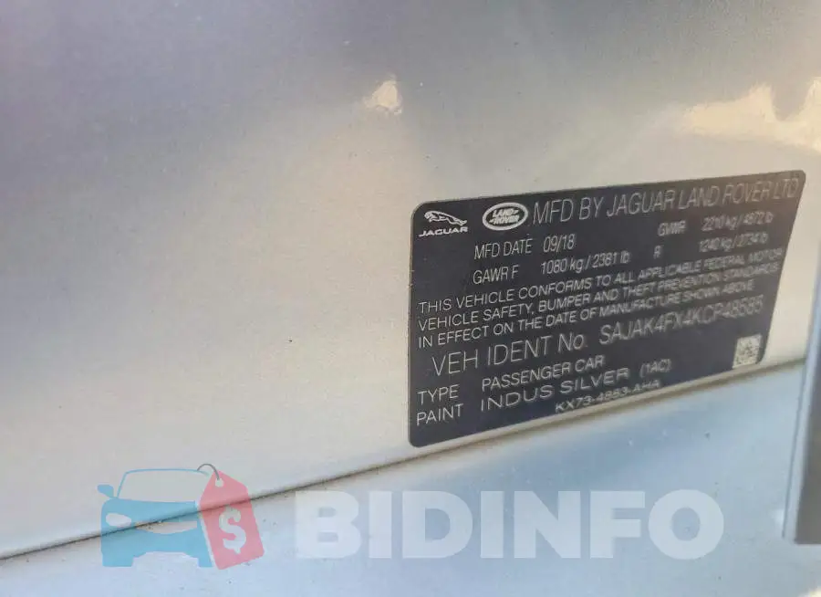 SAJAK4FX4KCP48585 Photo# 12