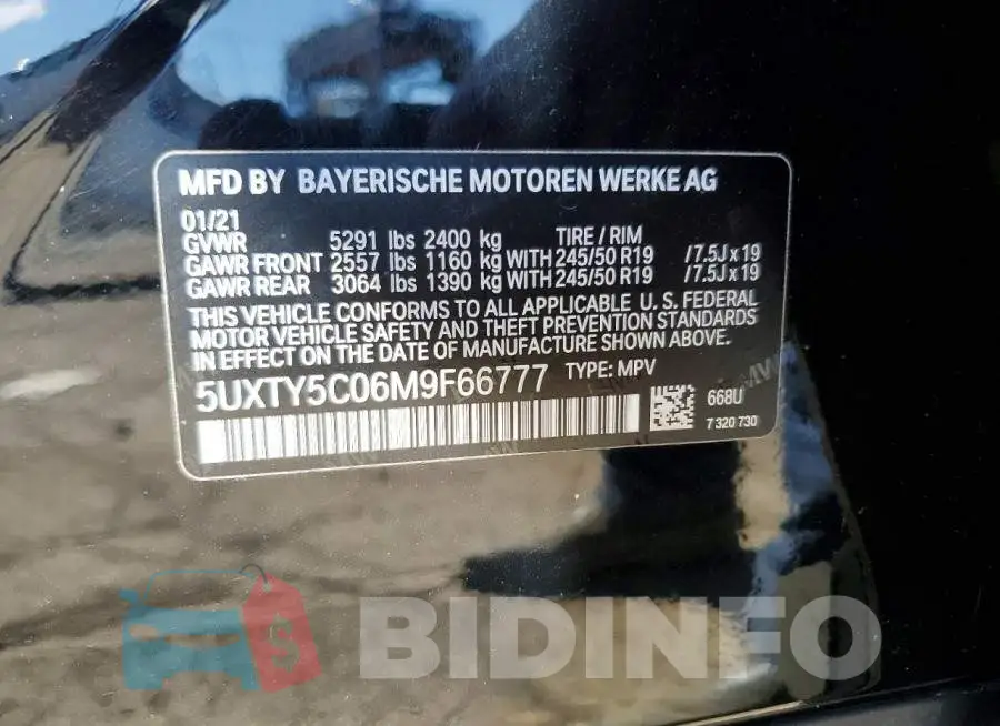 5UXTY5C06M9F66777 Photo# 13