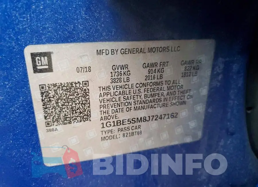 1G1BE5SM8J7247162 Photo# 13