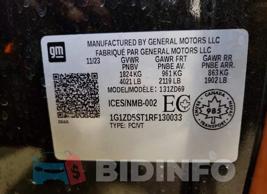 1G1ZD5ST1RF130033 Photo# 13