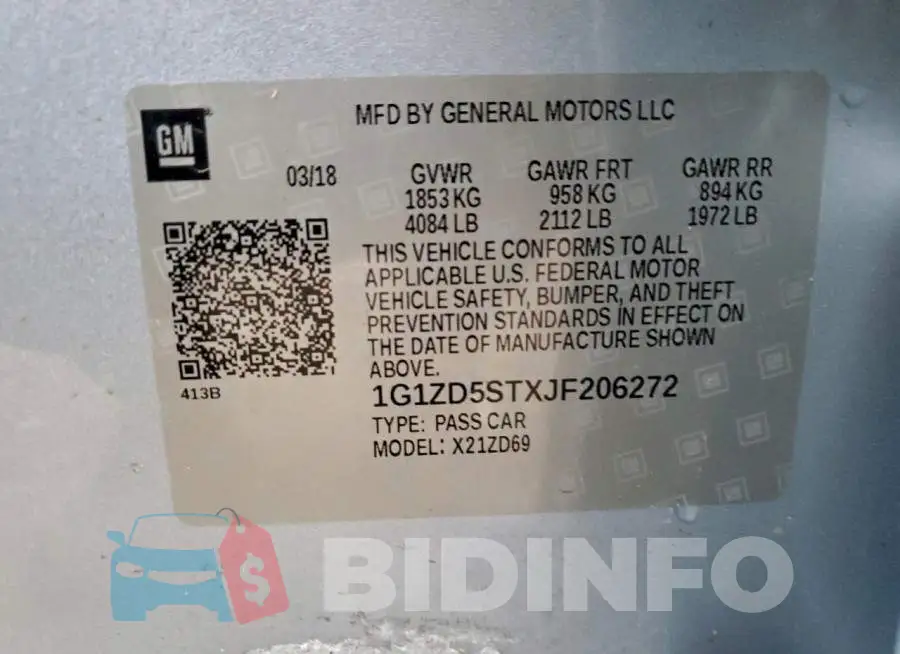 1G1ZD5STXJF206272 Photo# 13