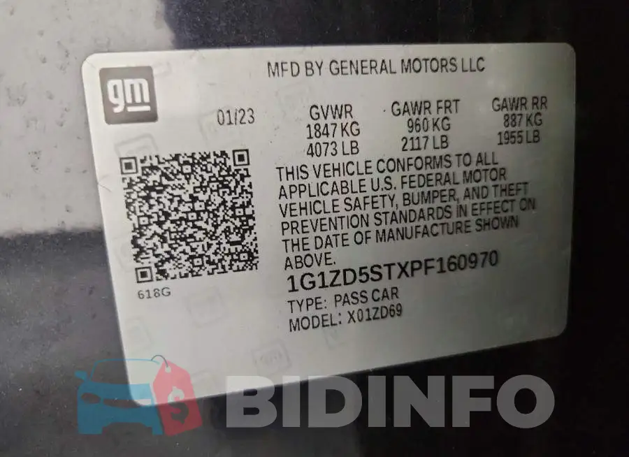 1G1ZD5STXPF160970 Photo# 13