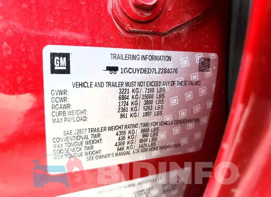 1GCUYDED7LZ284076 Photo# 12