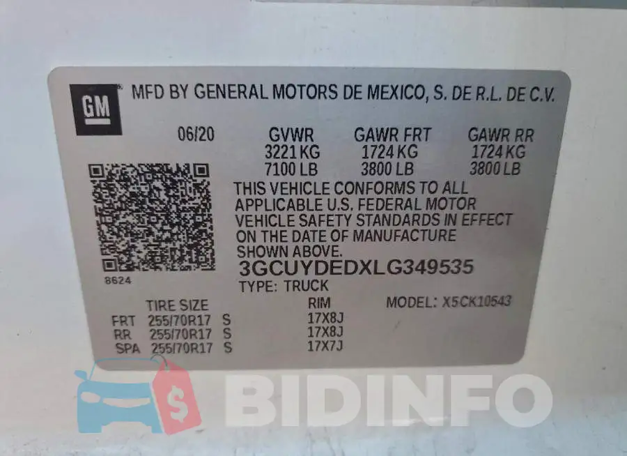 3GCUYDEDXLG349535 Photo# 13