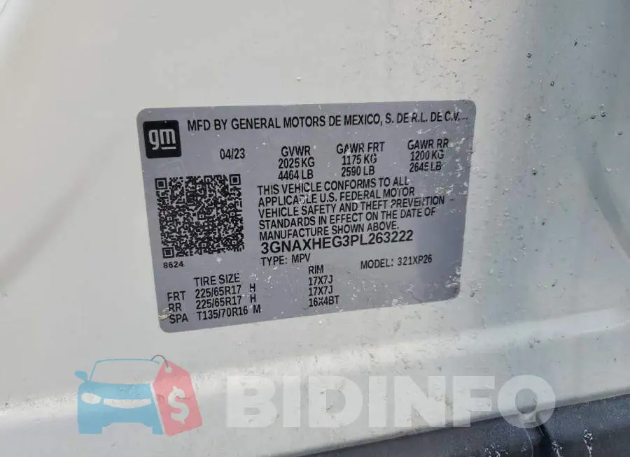 3GNAXHEG3PL263222 Photo# 14