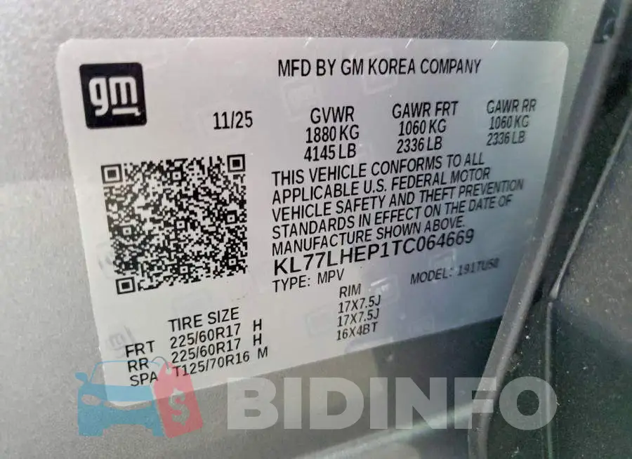 KL77LHEP1TC064669 Photo# 13