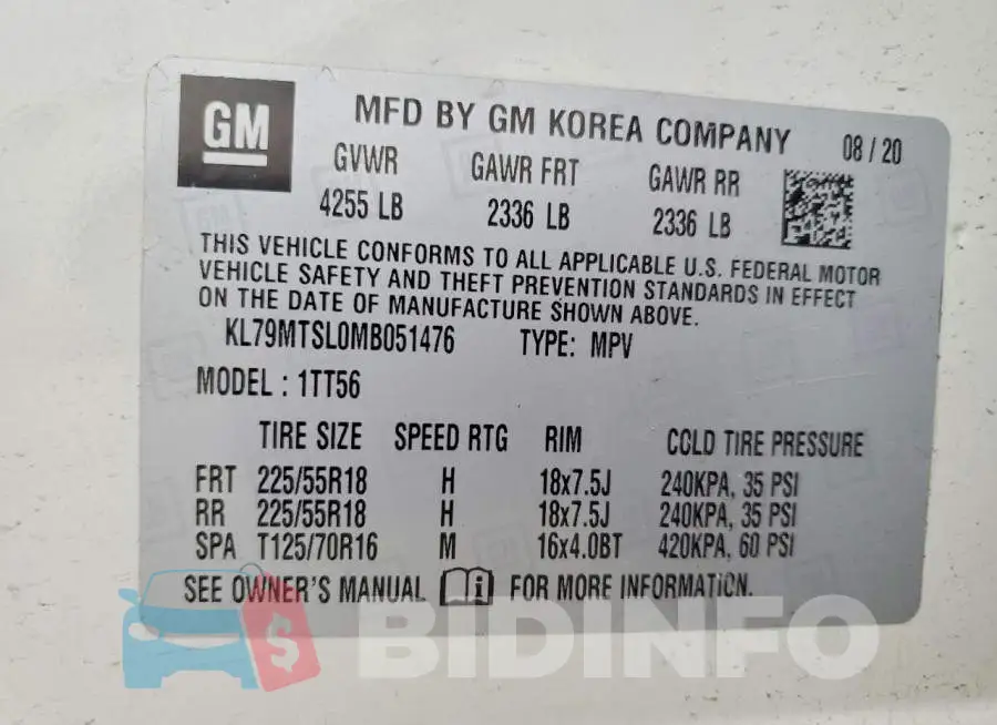 KL79MTSL0MB051476 Photo# 13