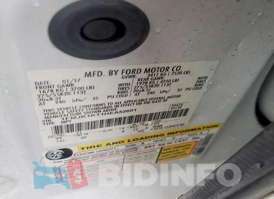 1FMJK1KT1HEA52601 Photo# 13