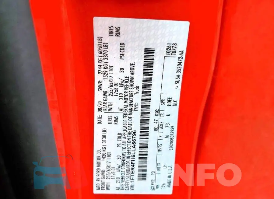 1FTER4FH6LLA66796 Photo# 12