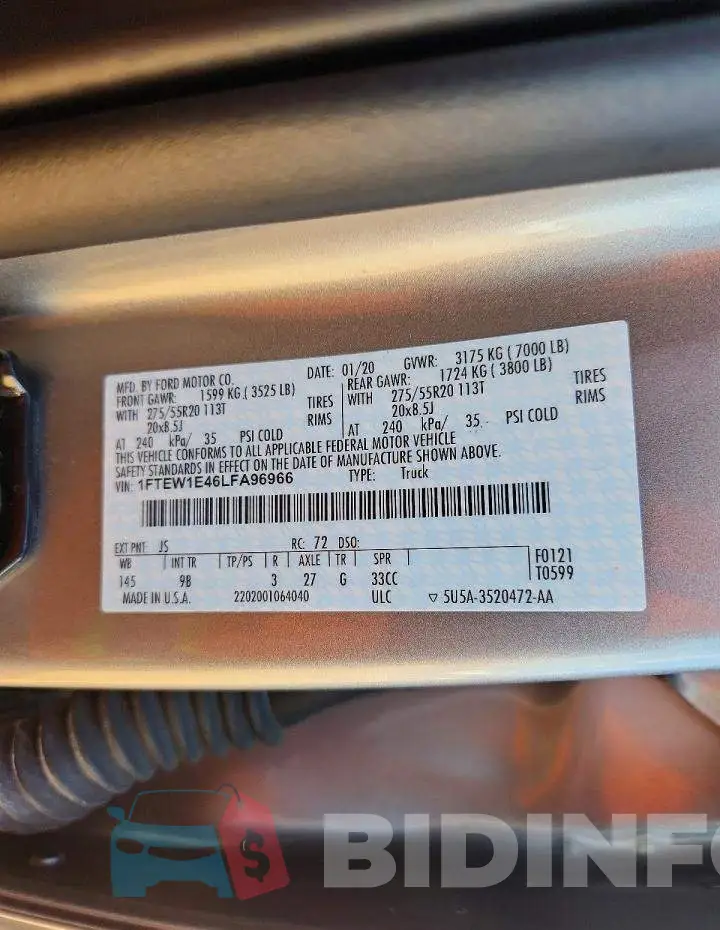 1FTEW1E46LFA96966 Photo# 12