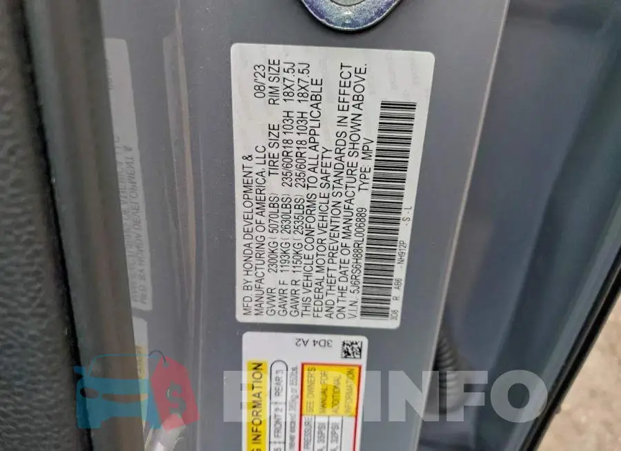 5J6RS6H88RL006889 Photo# 14