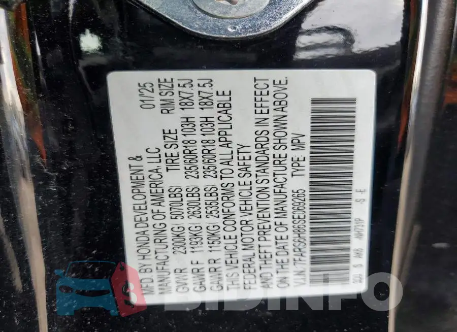 7FARS6H86SE069265 Photo# 14