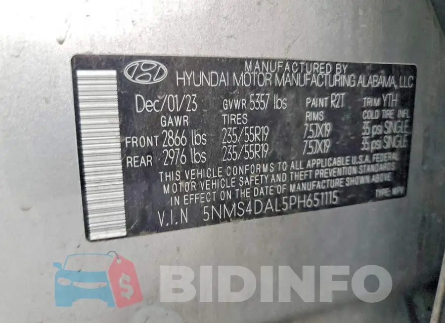 5NMS4DAL5PH651115 Photo# 14