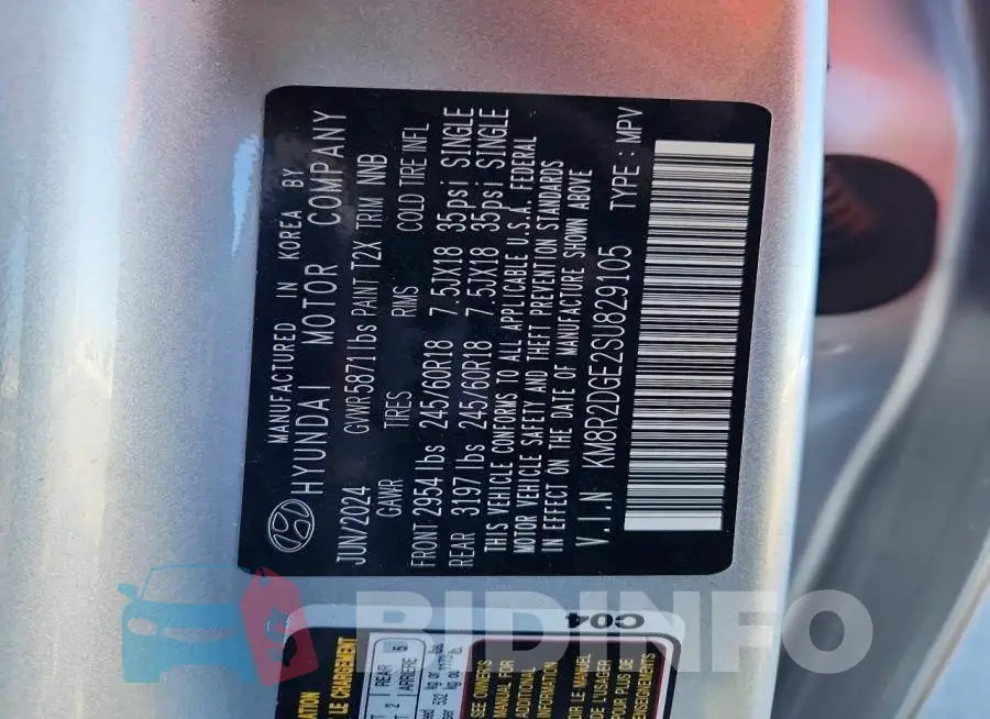 KM8R2DGE2SU829105 Photo# 14
