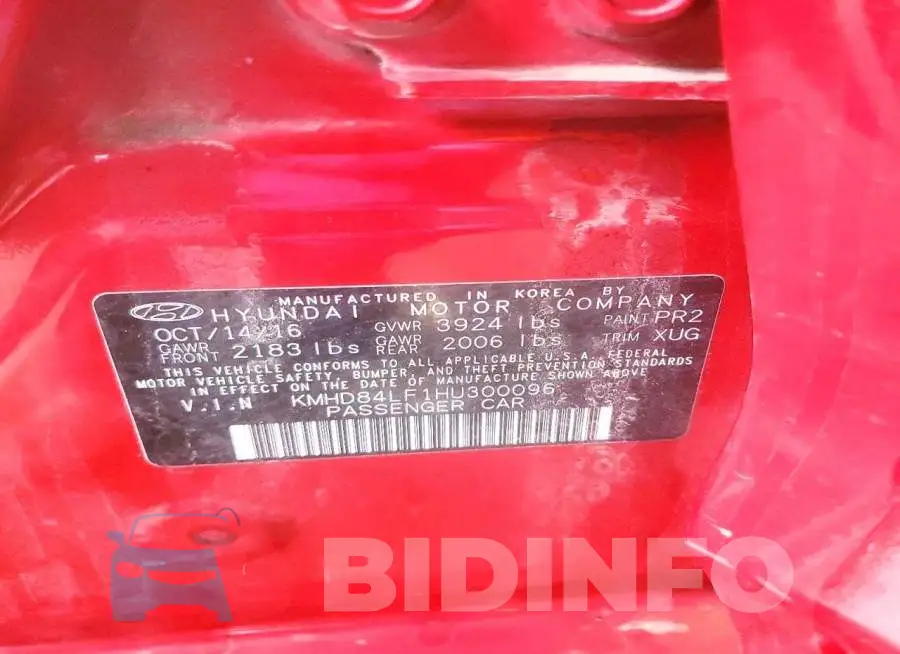 KMHD84LF1HU300096 Photo# 12