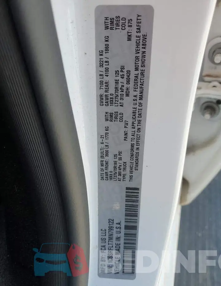 1C6SRFLT7MN799122 Photo# 12