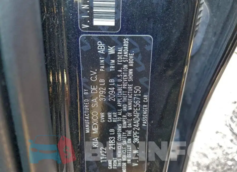 3KPF24AD4PE567150 Photo# 12