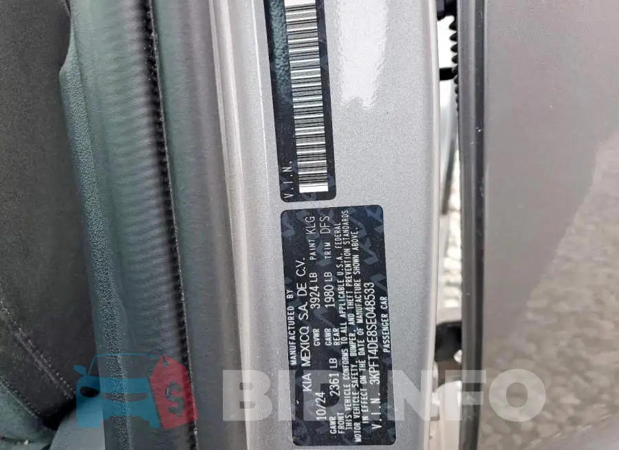 3KPFT4DE8SE048533 Photo# 12