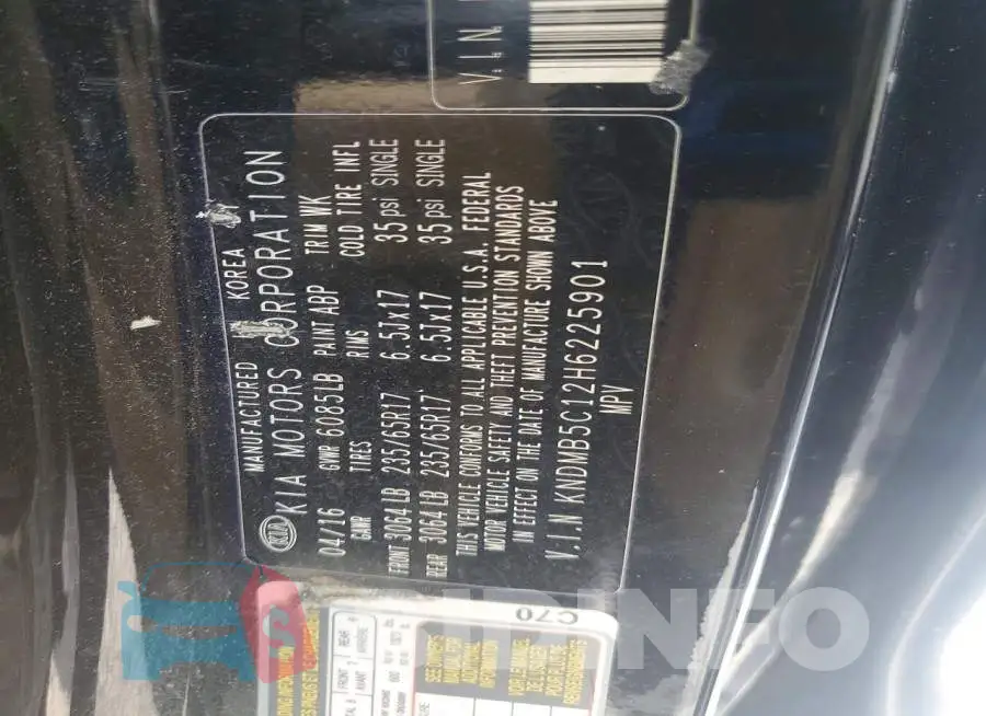 KNDMB5C12H6225901 Photo# 13