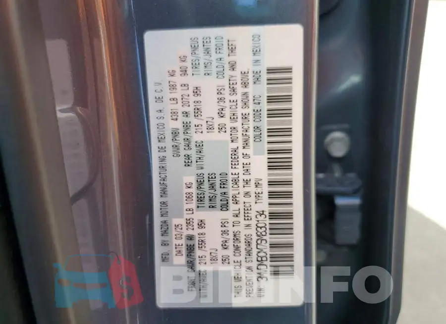 3MVDMBCM7SM830134 Photo# 13