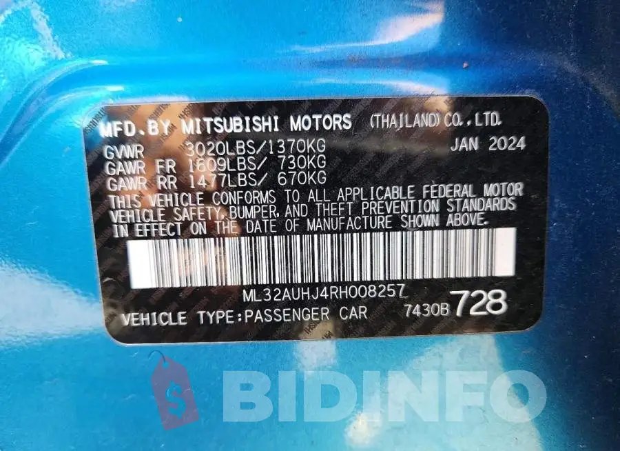 ML32AUHJ4RH008257 Photo# 12