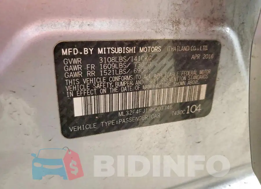ML32F4FJ1HH003746 Photo# 12
