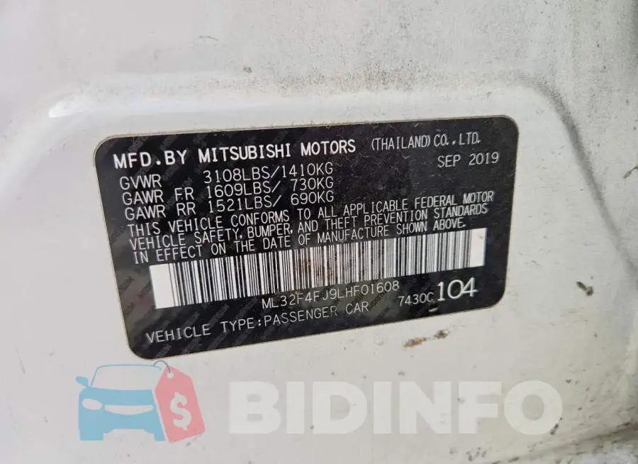 ML32F4FJ9LHF01608 Photo# 10