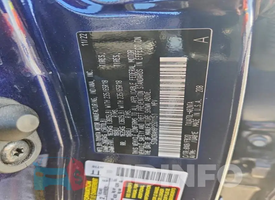 5TDKDRAH8PS501151 Photo# 12