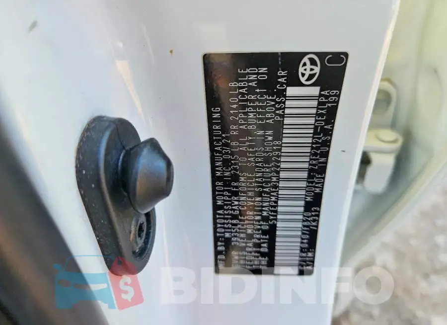 5YFEPMAE3MP222918 Photo# 12
