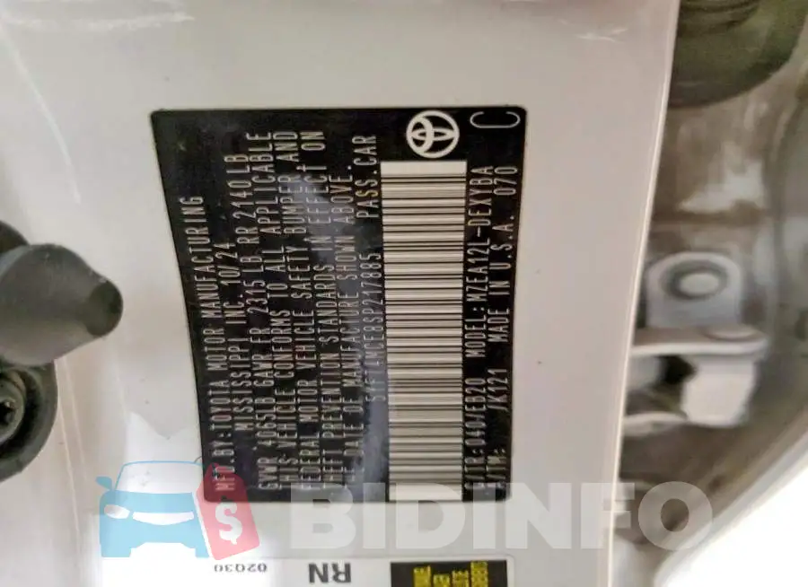 5YFT4MCE8SP217885 Photo# 12