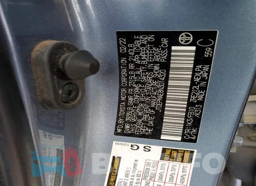 JTDEPMAE8N3014320 Photo# 12