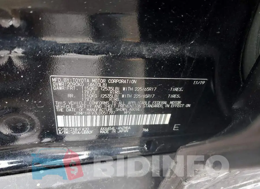 JTMP1RFV3LD051797 Photo# 13